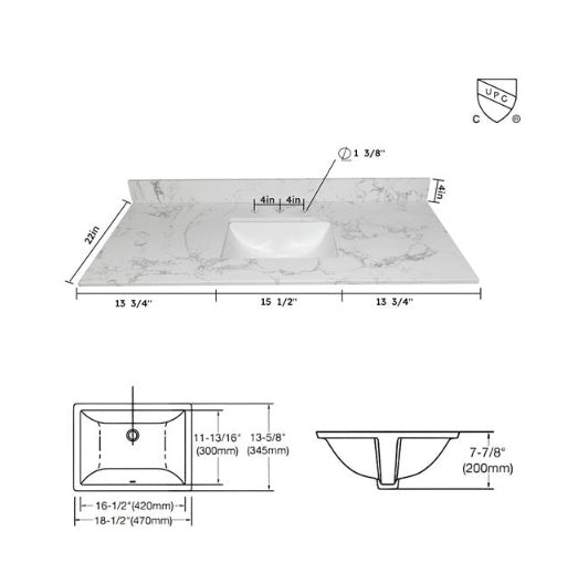 Stone Bathroom Countertop