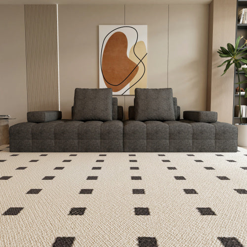 SOWO Sofa Couch For Living Room, Modern Loveseat Sofa With Extra Deep Seats, Comfy Armrests, Couches For Living Room Apartment Lounge, Easy Assembly, Grey