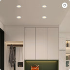 12-Pack 4 Inch Ultra-Thin LED Recessed Ceiling Light With Junction Box, 2700K-5000K Dimmable Color Changing Downlight, 9W 810LM, Easy Install, Ideal For Kitchen, Bedroom, Basement