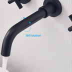 Bathroom Faucets, Wall-mounted Bathroom Sink Faucets