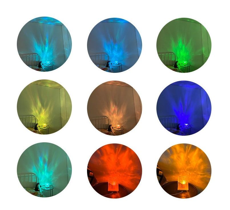 Ambient Light Water Ripple Night Light Acrylic Home Decoration